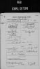 Wilfred Tomlinson Death Certificate